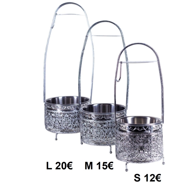 Charcoal Holder Silver color  Small